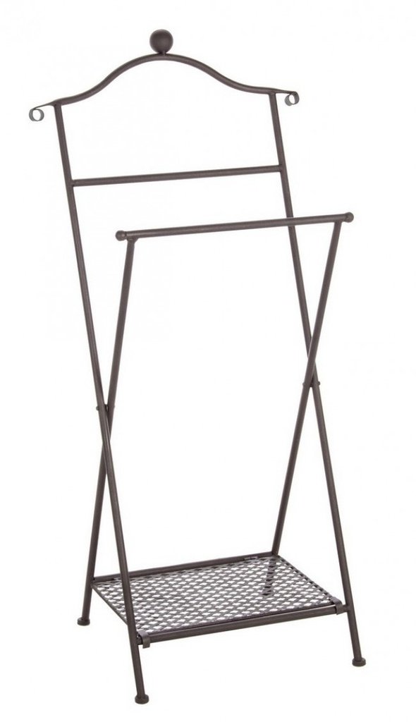 4x Indossatore antracite 46x28x98h in acciaio
