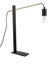 2x Lampada tavolo Carter nero 45x8x50h
