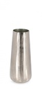 2x Vaso chisel argento D.14x34h in metallo