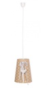4x Lampadario bonbon pois D.26x31,5h in tessuto