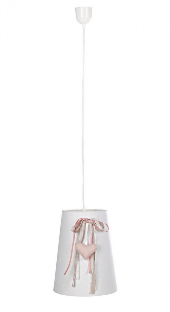 4x Lampadario Bonbon D.26x31,5h in tessuto