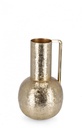 2x Bottiglia decorativa oro D.17,5x31h metallico