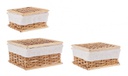 4x Set di oggetti homely 17x17x8, 20x20x10.5, 23x23x13