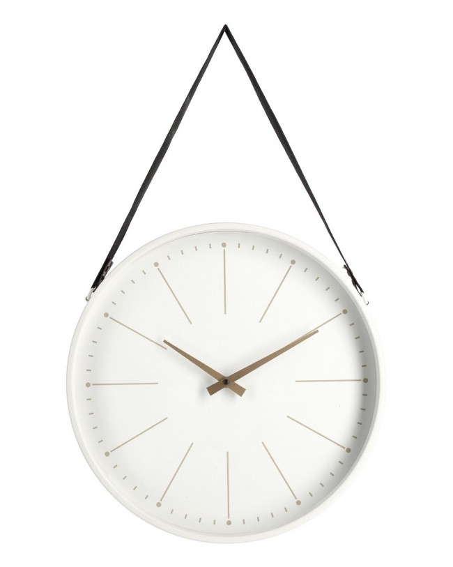 3x Orologio da parete bianco 40x66