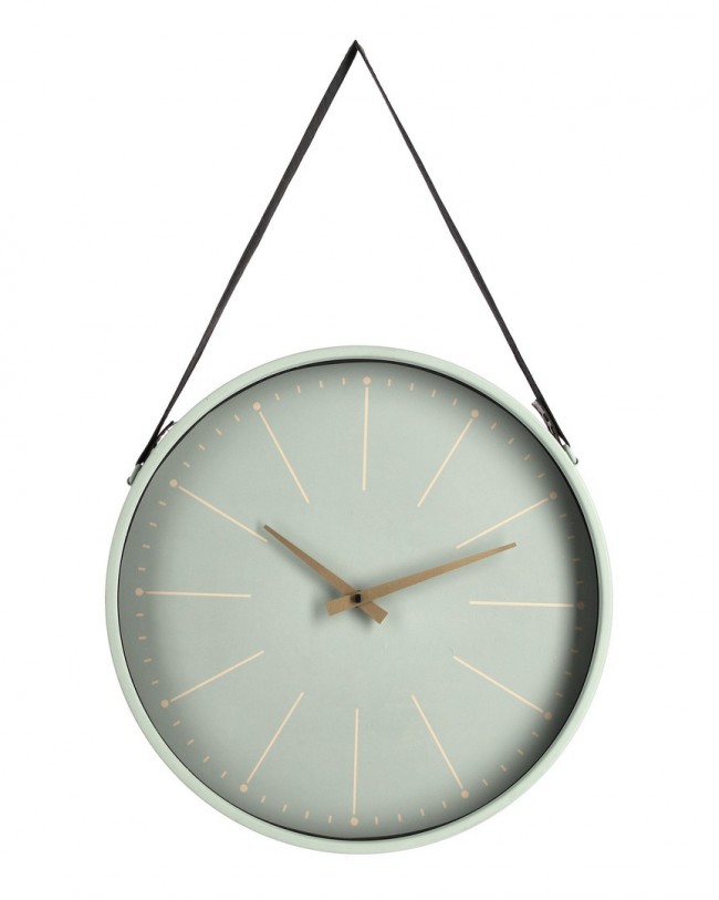 3x Orologio da parete salvia 40x6x66h in legno