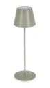 Lampada tavolo led etna verde salvia D.12x38h