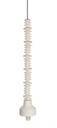 Lampadario ceramica 10,7x10,7x63h