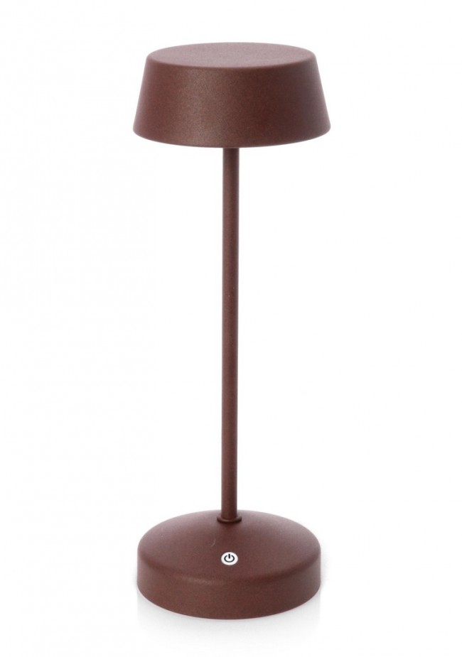Lampada tavolo led marrone D.11 x 33h cm