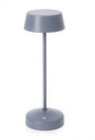 Lampada tavolo led blu D.11 x 33h in metallo