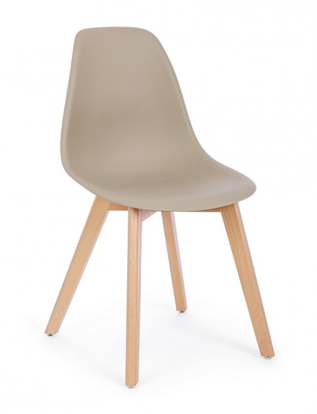 4x Sedia sistema Tortora 51.5x46.5x86