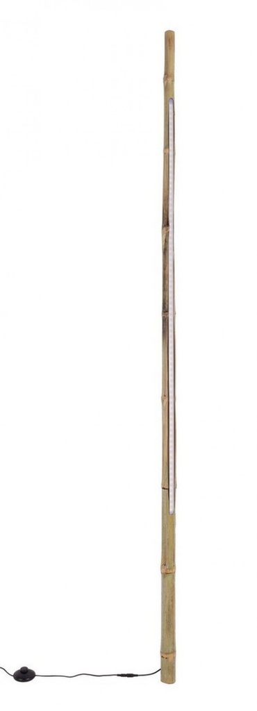 2x Lampada da terra tubo bamboo 200x4.5x4.5h
