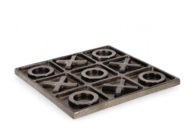 Decorazione tris fate antracite 28x28