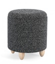 Sgabello contenitore zena nero mix D.36x39.5h