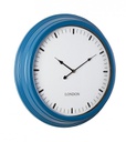 2x Orologio da parete blu D.58,5x8,7 cm in metallo