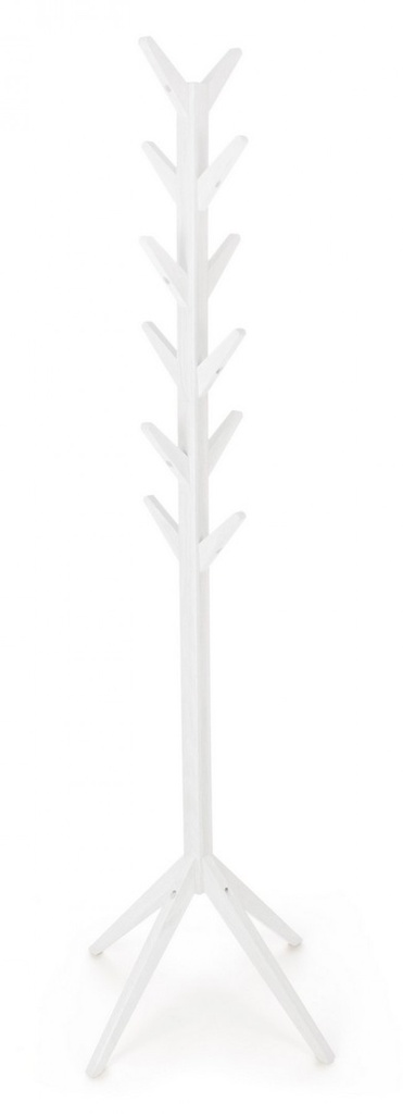 Appendiabiti slim bianco 60x60x169h in legno