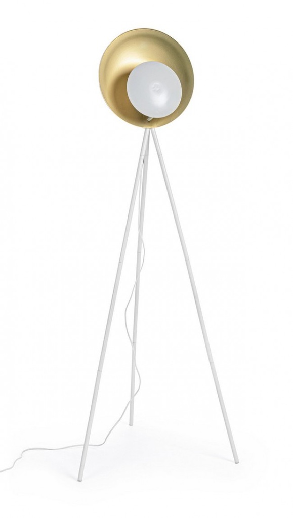 Lampada da terra treppiede 87x56x155h in metallo