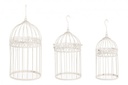 2x Gabietta in metallo 20x51h, 25x58h, 30.5x59h
