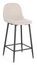 2x Sgabello cucina Irelia nero/beige 46x39x92