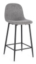 2x Sgabello cucina grigio scuro 46x39x92