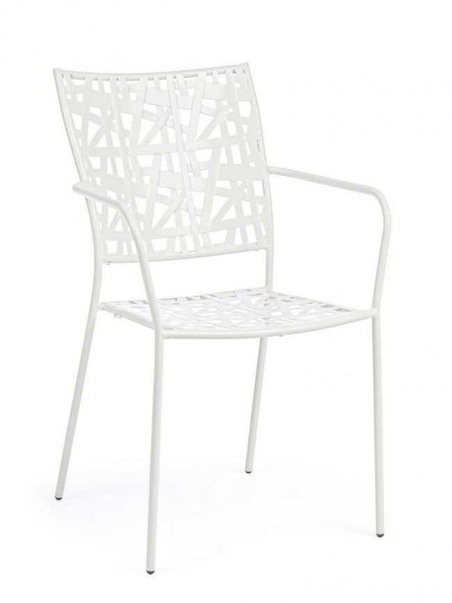 4x Sedia C-BR Kelsie 54x55x89 cm in metallo