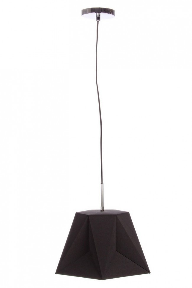 Lampadario esagono nero 46x40x25h