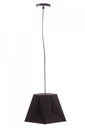 Lampadario esagono nero 46x40x25h