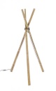 2x Lampada treppiede bamboo 51x47x109h