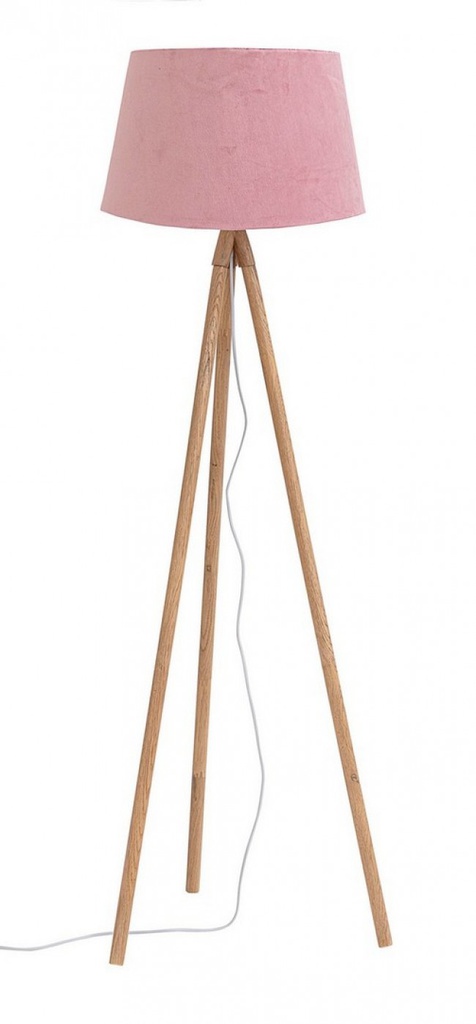 2x Lampada da parete treppiede rosa 52x152h