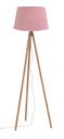 2x Lampada da parete treppiede rosa 52x152h