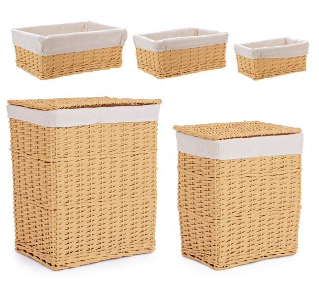 Set di biancheria 28x18x12h, 34x24x14h, 40x30x16h, 41x29x48h, 48x36x57h
