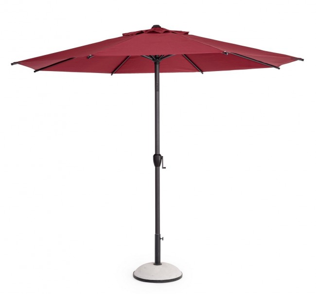 Ombrellone antracite burgundy D.300x240h