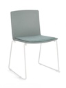 4x Sedia bianca/verde salvia 43.5x50x79