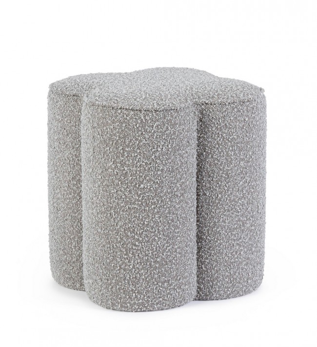 Pouf cointa grigio 40x40x45 h