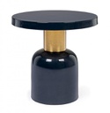 Tavolino Nalima blu D.41x41h in acciaio