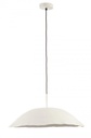 Lampadario bianco D.60,5x25h in metallo