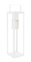 Lampada solare LED bianca 20x20x75h in metallo