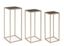 Tavolino nuclei oro 24x24x65, 28x28x70, 31x31x75