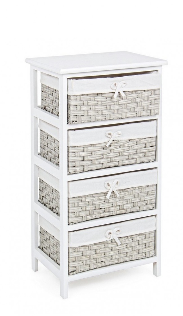 Cassettiera legno 40x29x73 cm