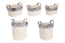 Ceste in poliestere 30x20x17, 35x25x19, 39x29x21, D.34x40, D.40x50