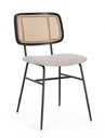 2x Sedia glenna naturale 45x59x80.5