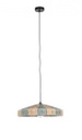 Lampadario naturale azzurro D.50x13h