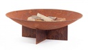 Braciere ruggine D.73x24h