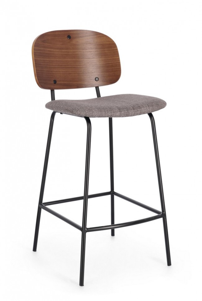 2x Sgabello cucina grigio 43.5x52.5x93.5