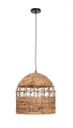 Lampadario in fibre naturali D.45.5x50h