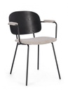 2x Sedia in tessuto 57x60x80 cm