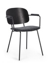 2x Sedia grigia scura 57x60x80 cm