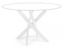 Base tavolo bianco D120 x 56 x 73.5 h in acciaio