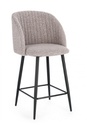 2x Sgabello cucina nero/visone 53x59x97