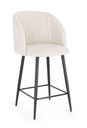 2x Sgabello cucina nero/avorio 53x59x97