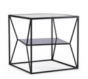 Tavolino in vetro 45x45x45 cm